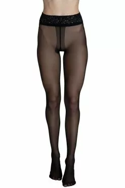 Lisca: Socks And Tights Selection 30 Strumpfhose Mit Spitzenbund